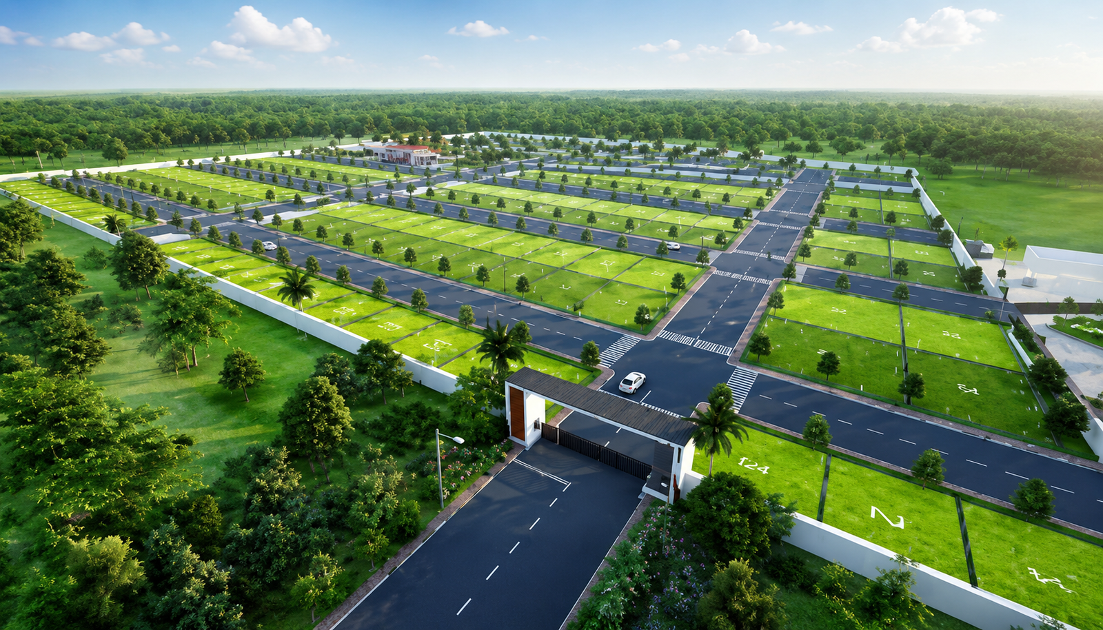 Sree Harsha Developers plotted development